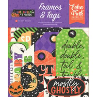 Echo Park - Halloween Parade Collection - Ephemera - Frames & Tags