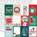 Echo Park - Happy Holidays Collection - 12 x 12 Double Sided Paper - 3 x 4 Journaling Cards
