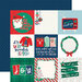 Echo Park - Happy Holidays Collection - 12 x 12 Double Sided Paper - 4 x 4 Journaling Cards