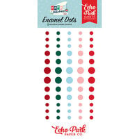 Echo Park - Happy Holidays Collection - Enamel Dots