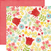 Echo Park - Happy Summer Collection - 12 x 12 Double Sided Paper - Happy Flowers