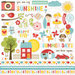 Echo Park - Happy Summer Collection - 12 x 12 Cardstock Stickers - Elements