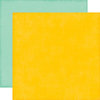 Echo Park - Happy Summer Collection - 12 x 12 Double Sided Paper - Yellow