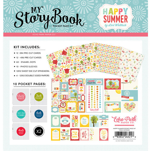 Echo Park - Happy Summer Collection - My StoryBook - Pocket Page Kit
