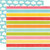 Echo Park - Hello Summer Collection - 12 x 12 Double Sided Paper - Wide Stripes