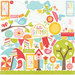 Echo Park - Hello Summer Collection - 12 x 12 Cardstock Stickers - Elements