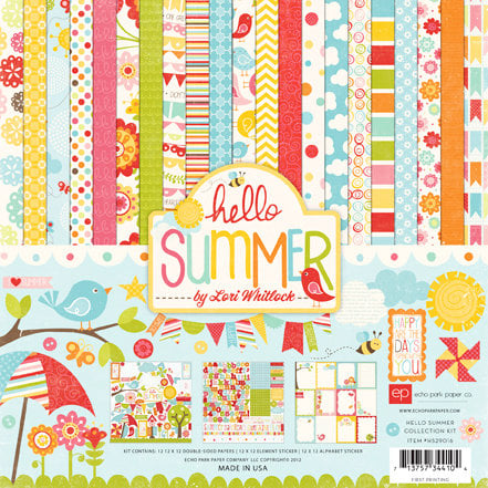 Echo Park - Hello Summer Collection - 12 x 12 Collection Kit