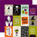 Echo Park - Halloween Town Collection - 12 x 12 Double Sided Paper - 3 x 4 Journaling Cards