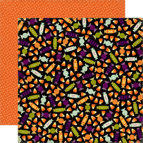 Echo Park - Halloween Town Collection - 12 x 12 Double Sided Paper - Candy Land