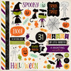 Echo Park - Halloween Town Collection - 12 x 12 Cardstock Stickers - Elements
