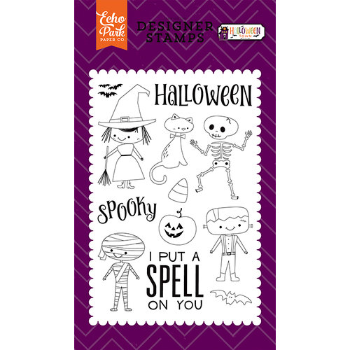 Echo Park - Halloween Town Collection - Clear Photopolymer Stamps - Halloween Costumes