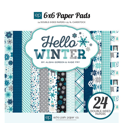 Echo Park - Hello Winter Collection - 6 x 6 Paper Pad