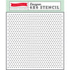 Echo Park - Hello Winter Collection - 6 x 6 Stencil - Mini Dot