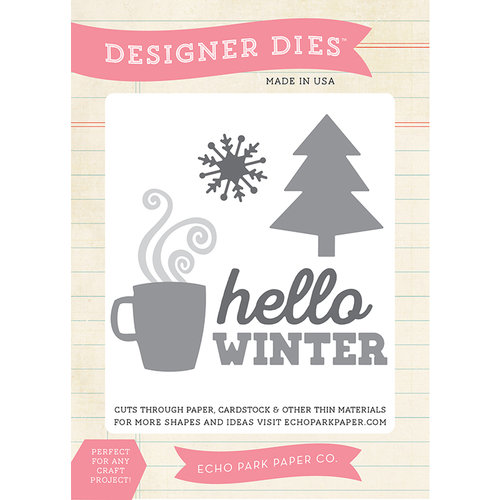 Echo Park - Hello Winter Collection - Designer Dies - Hello Winter