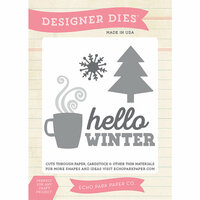 Echo Park - Hello Winter Collection - Designer Dies - Hello Winter