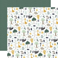 Echo Park - It's A Boy Collection - 12 x 12 Double Sided Paper - Woodland