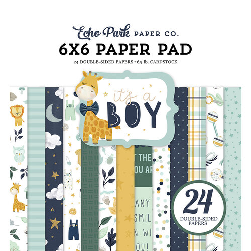 Echo Park - It's A Boy Collection - 6 x 6 Paper Pad