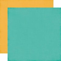 Echo Park - I'd Rather Be Crafting Collection - 12 x 12 Double Sided Paper - Teal