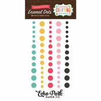 Echo Park - I'd Rather Be Crafting Collection - Enamel Dots
