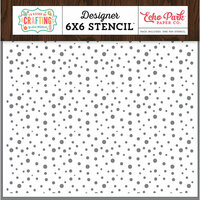 Echo Park - I'd Rather Be Crafting Collection - 6 x 6 Stencil - Delightful Bubbles