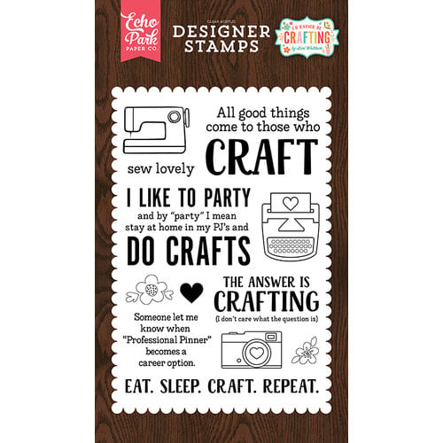 Afbeeldingsresultaat voor Echo park stamps eat, sleep,craft