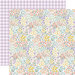 Echo Park - It's Easter Time Collection - 12 x 12 Double Sided Paper - Easter Blooms