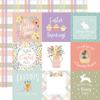 Echo Park - It's Easter Time Collection - 12 x 12 Double Sided Paper - 4 x 4 Journaling cards