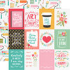 Echo Park - I Heart Crafting Collection - 12 x 12 Double Sided Paper - 3 x 4 Journaling Cards