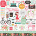 Echo Park - I Heart Crafting Collection - 12 x 12 Cardstock Stickers - Elements