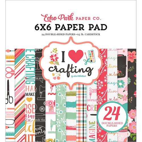 Echo Park - I Heart Crafting Collection - 6 x 6 Paper Pad