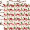 Echo Park - I Love Christmas Collection - 12 x 12 Double Sided Paper - Deck The Halls