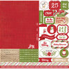 Echo Park - I Love Christmas Collection - 12 x 12 Cardstock Stickers - Alphabet