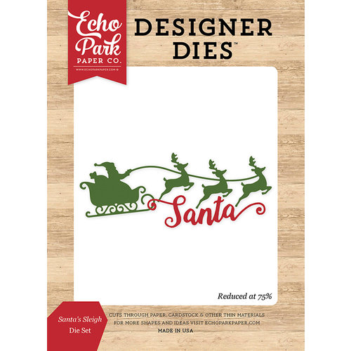 Echo Park - I Love Christmas Collection - Designer Dies - Santa's Sleigh