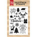 Echo Park - I Love Christmas Collection - Clear Acrylic Stamps - Holly Jolly