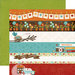 Echo Park - I Love Family Collection - 12 x 12 Double Sided Paper - Border Strips