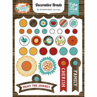 Echo Park - I Love Family Collection - Decorative Brads