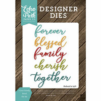 Echo Park - I Love Family Collection - Designer Dies - Word