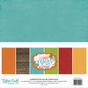 Echo Park - I Love Family Collection - 12 x 12 Paper Pack - Solids