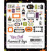 Echo Park - I Love Halloween Collection - Ephemera - Frames and Tags