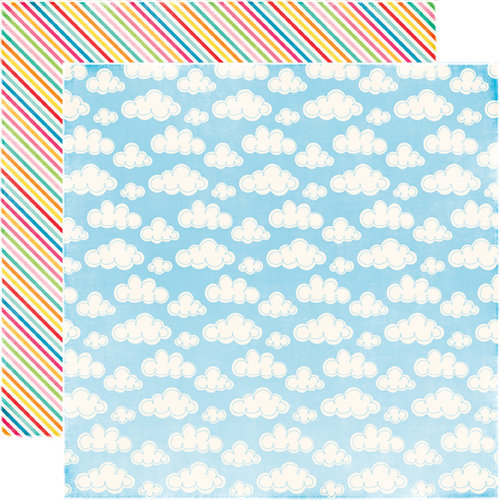 Echo Park - I Love Sunshine Collection - 12 x 12 Double Sided Paper - Blue Sky