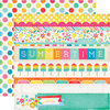 Echo Park - I Love Sunshine Collection - 12 x 12 Double Sided Paper - Border Strips