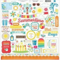 Echo Park - I Love Sunshine Collection - 12 x 12 Cardstock Stickers - Elements