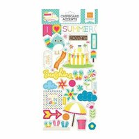 Echo Park - I Love Sunshine Collection - Chipboard Stickers