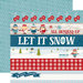 Echo Park - I Love Winter Collection - 12 x 12 Double Sided Paper - Border Strips