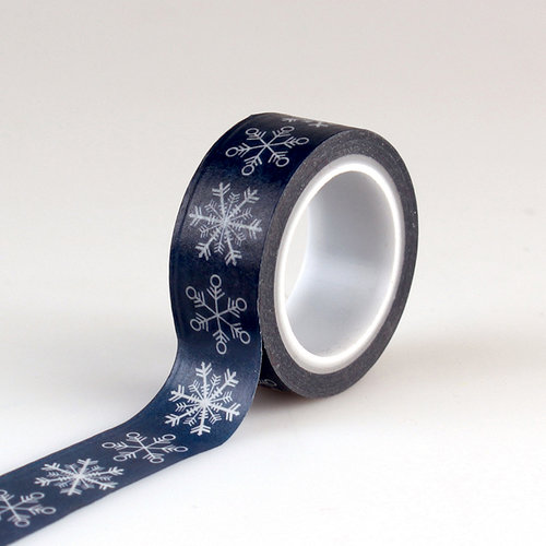 Echo Park - I Love Winter Collection - Decorative Tape - Snowflakes