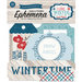 Echo Park - I Love Winter Collection - Ephemera - Frames and Tags