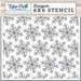 Echo Park - I Love Winter Collection - 6 x 6 Stencil - Winter Snowflakes