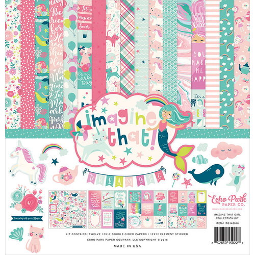 Echo Park - Imagine That Girl Collection - 12 x 12 Collection Kit