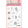 Echo Park - Imagine That Girl Collection - Clear Photopolymer Stamps - Wonderful Day