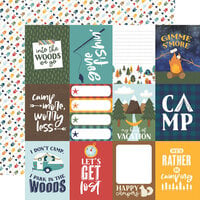 Echo Park - Into The Wild Collection - 12 x 12 Double Sided Paper - 3 x 4 Journaling Cards